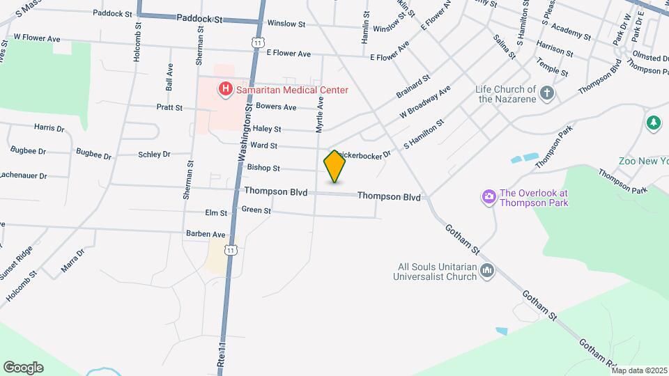 221 Thompson Blvd Map and Location Details