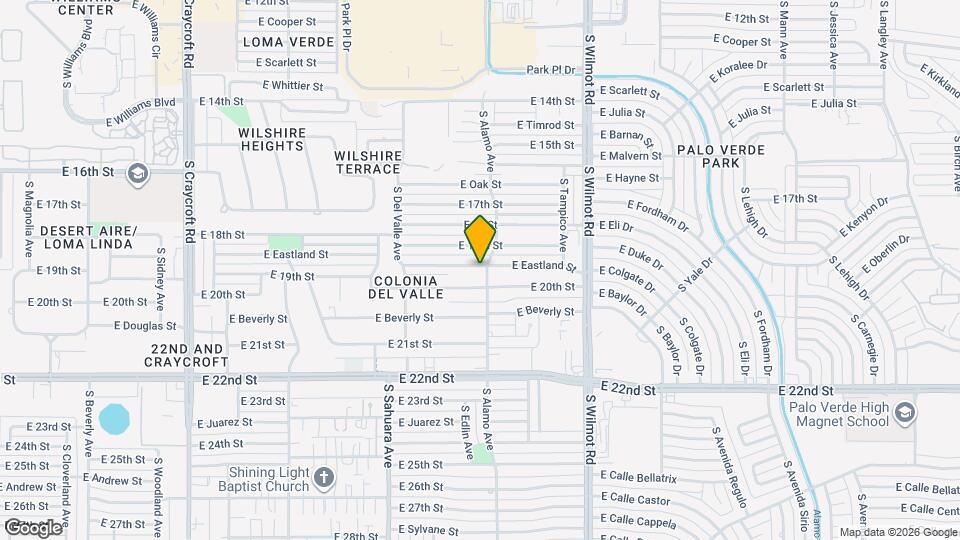 6042 E Eastland St Map and Location Details