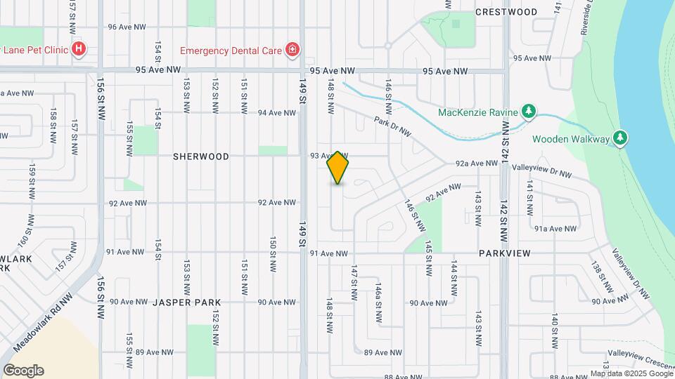 9239-9148 148 St NW Map and Location Details