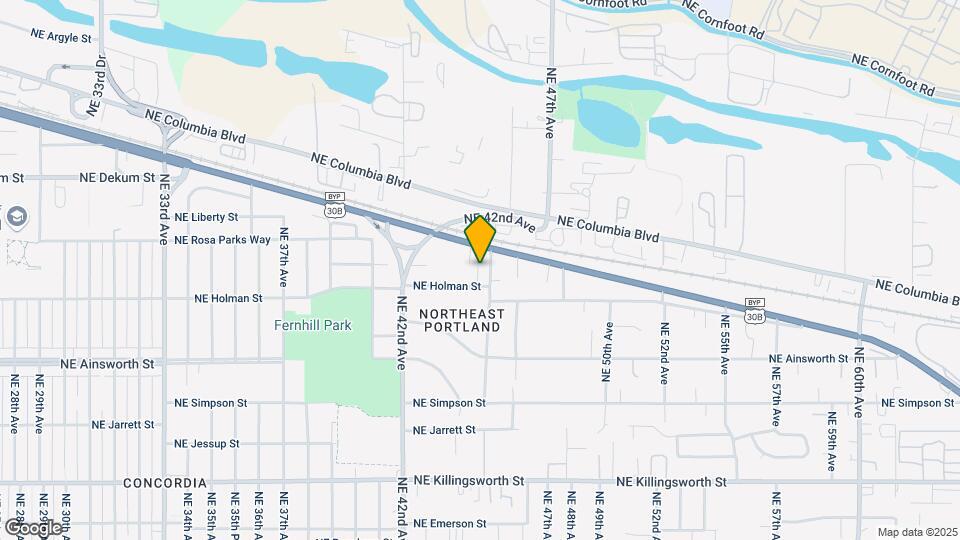 6321-6337 NE 45th Ave Mapa y Detalles de la Ubicación