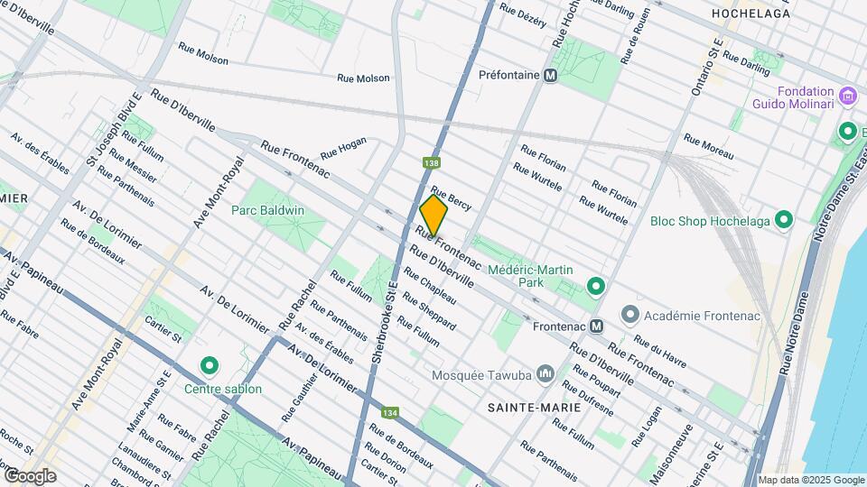2610 Frontenac St Map and Location Details