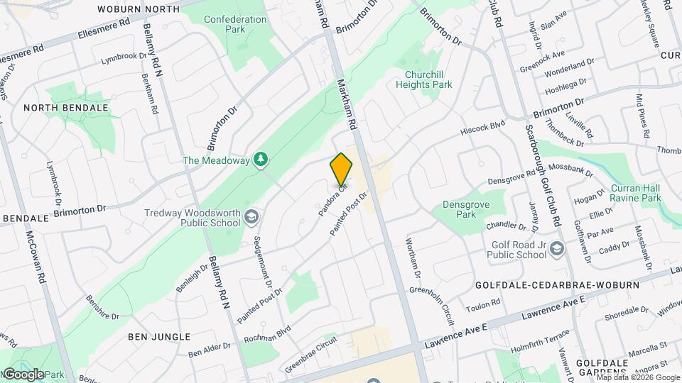 103 Pandora Cir Map and Location Details