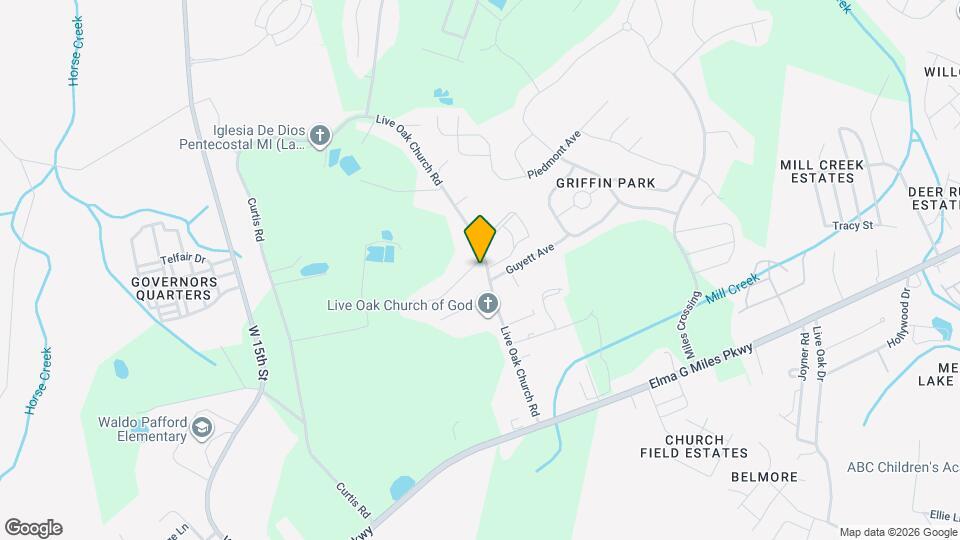 410 Live Oak Church Rd Mapa y Detalles de la Ubicación