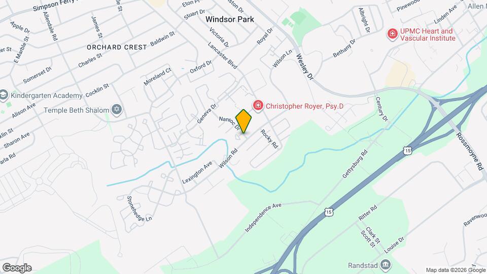 1133 Nanroc Dr Map and Location Details