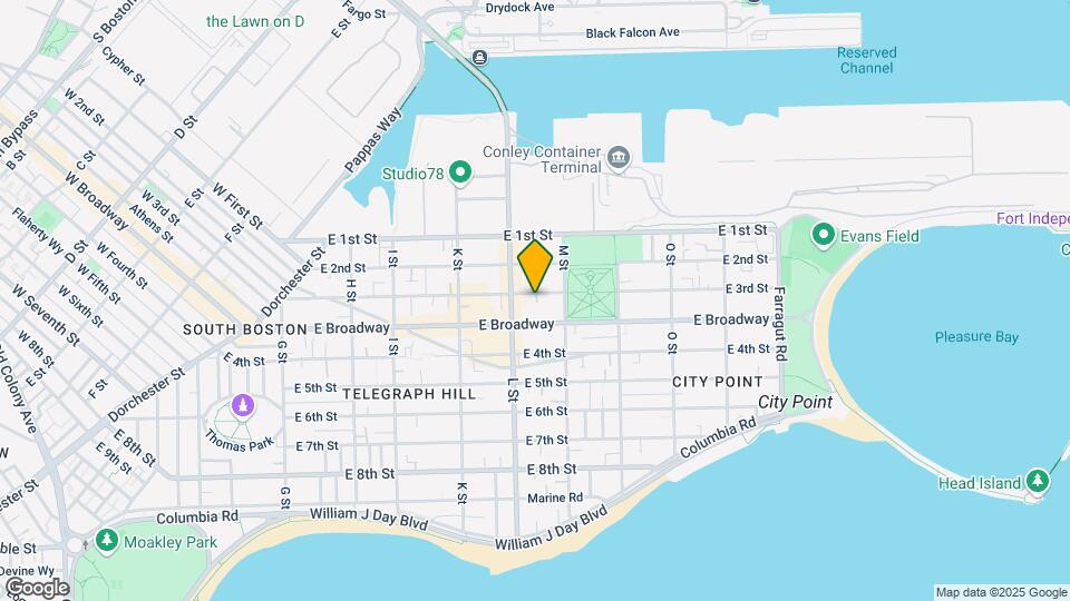 627 E 3rd St, Unit 1 Map and Location Details