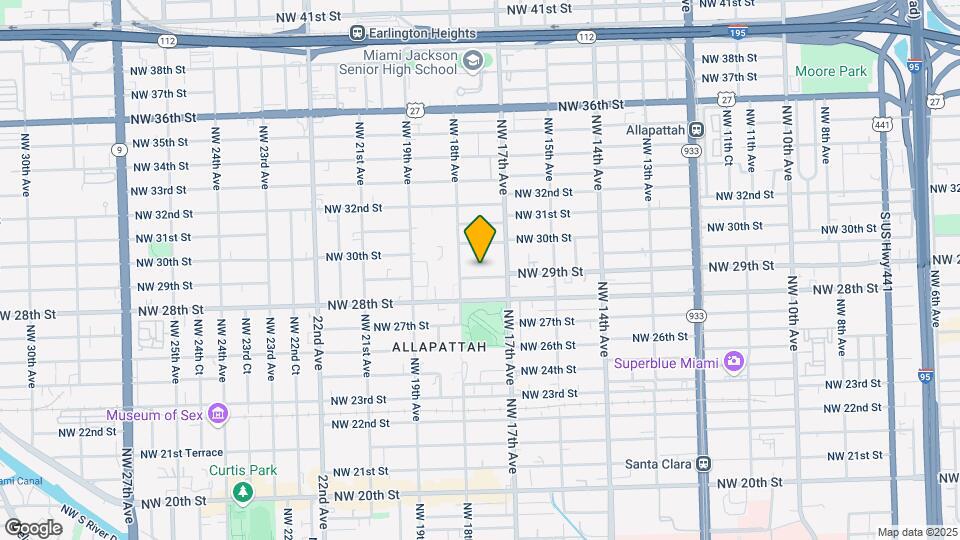 1751 NW 29th St Map and Location Details