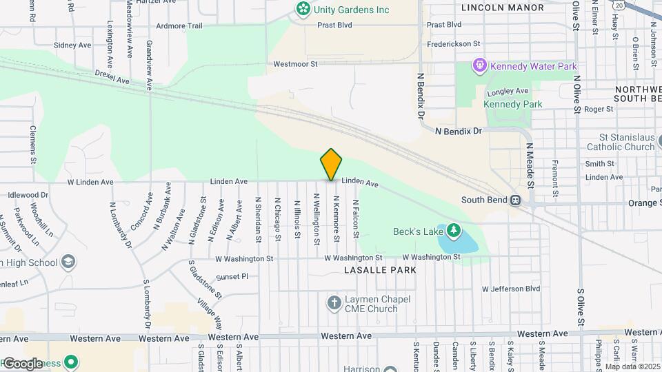 261 N Kenmore St Map and Location Details