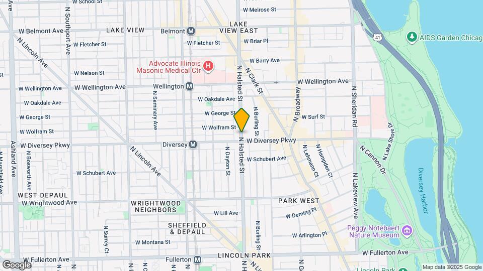 2808 N Halsted St Map and Location Details