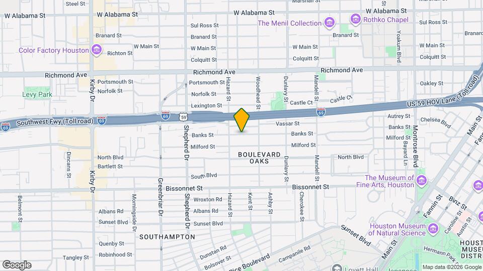1911 Banks St Map and Location Details