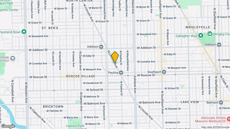 3462 N Lincoln Ave Map and Location Details