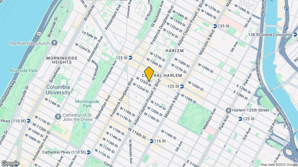 211 W 123rd St Map and Location Details