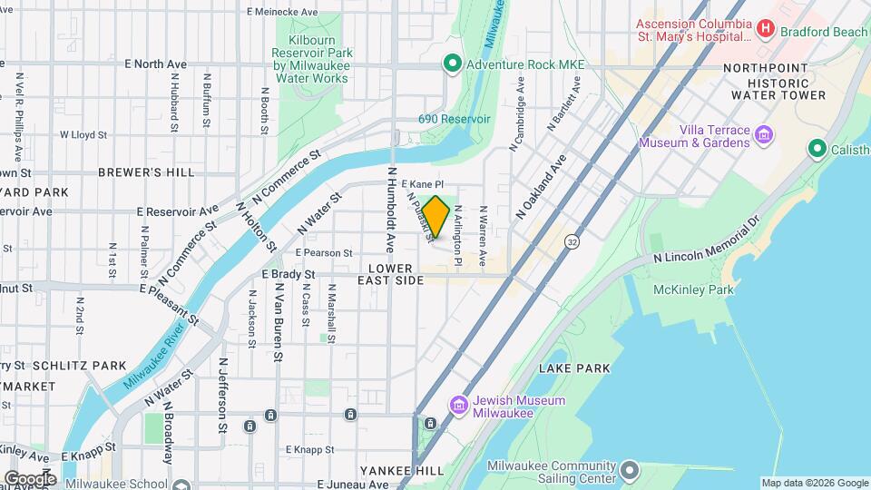 1734 N Pulaski St, Unit #1 Mapa y Detalles de la Ubicación