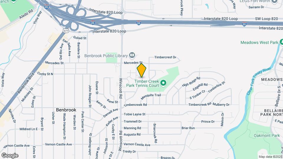 934 Cottonwood Trail Map and Location Details