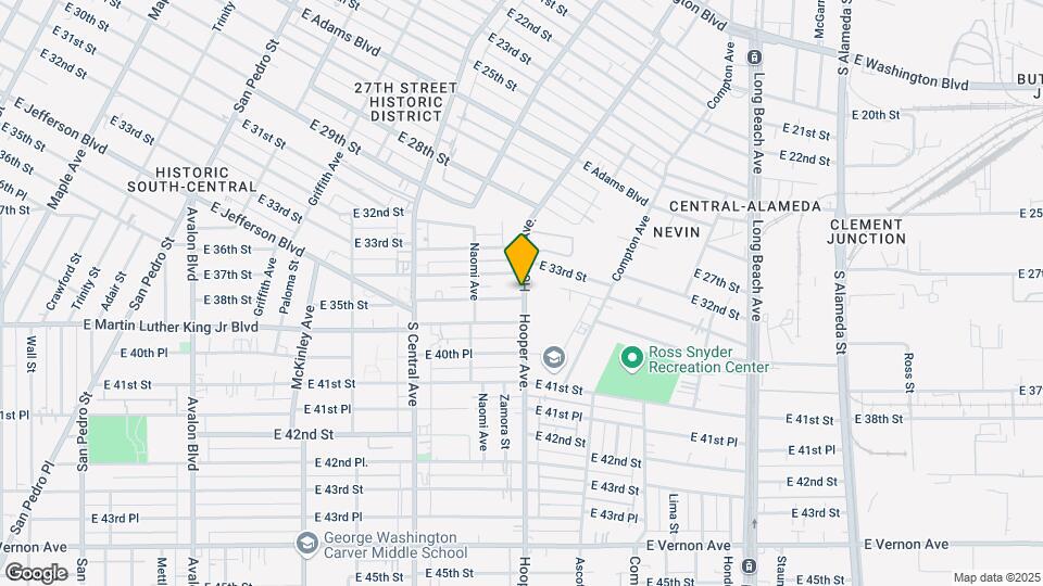 3415 Hooper Ave Mapa y Detalles de la Ubicación