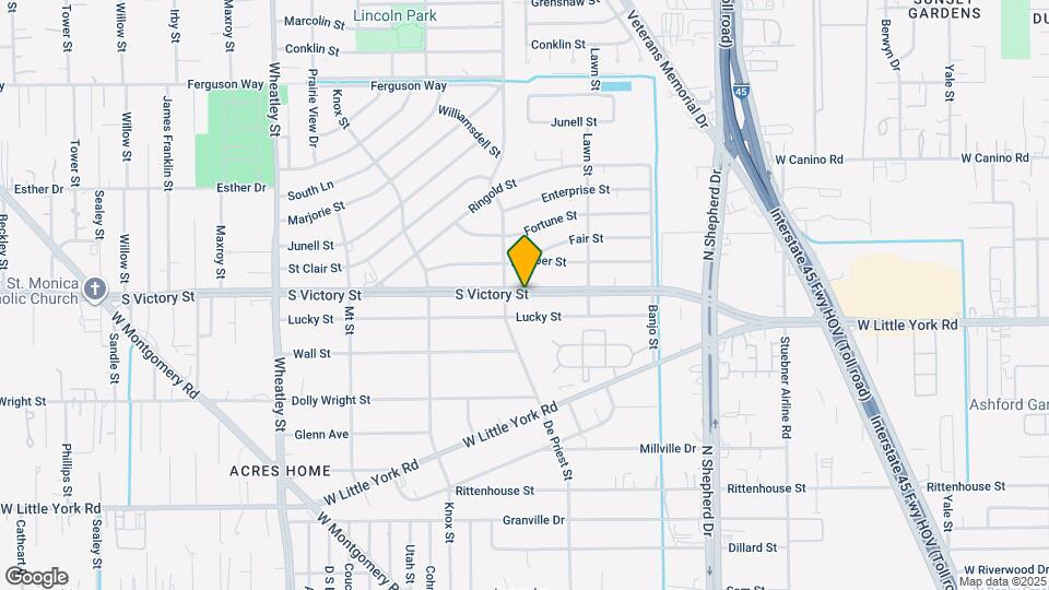 851 S Victory Dr Map and Location Details