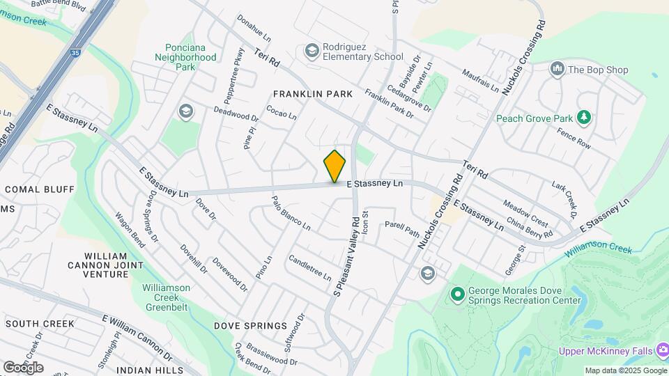 4503 E Stassney Ln Map and Location Details