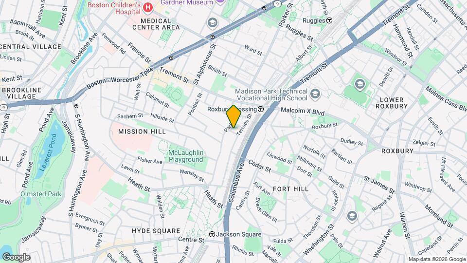 9 Alleghany St, Unit 1 Mapa y Detalles de la Ubicación