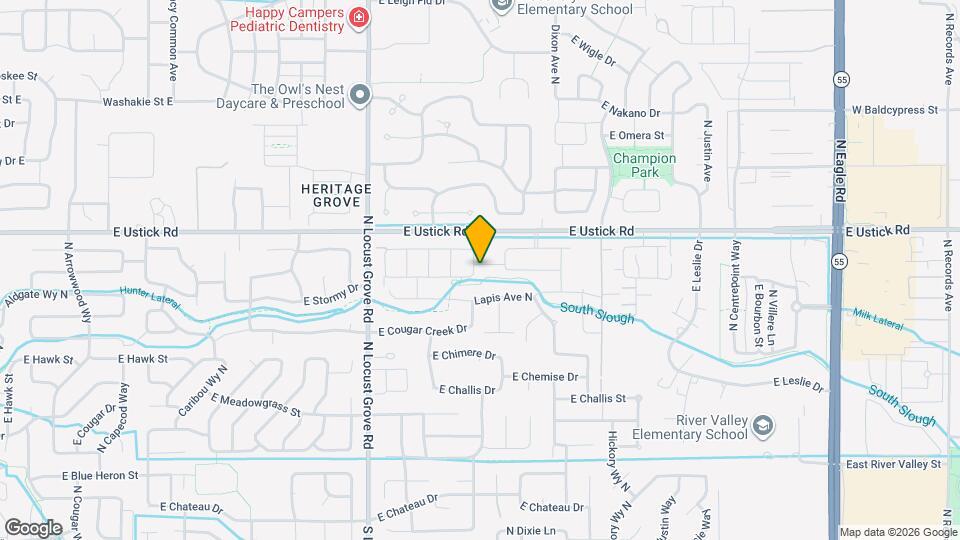 3068 N Laughridge Ave Map and Location Details