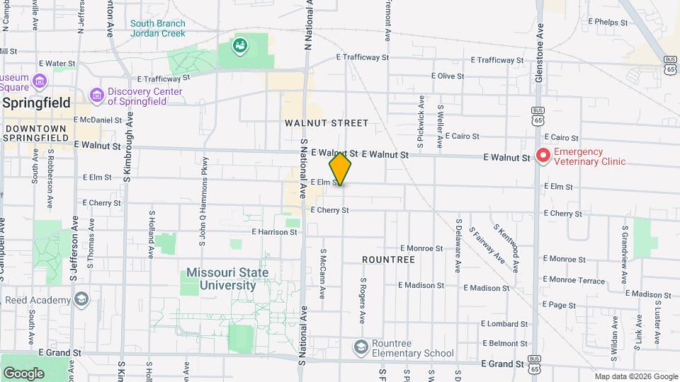1258 E Elm St, Unit 13 Map and Location Details