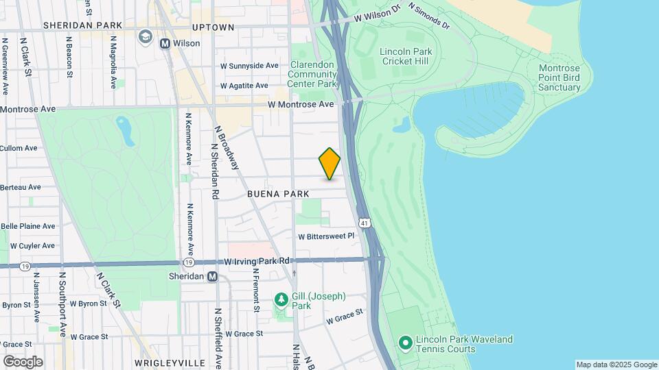 656 W Gordon Terrace, Unit 3E Map and Location Details