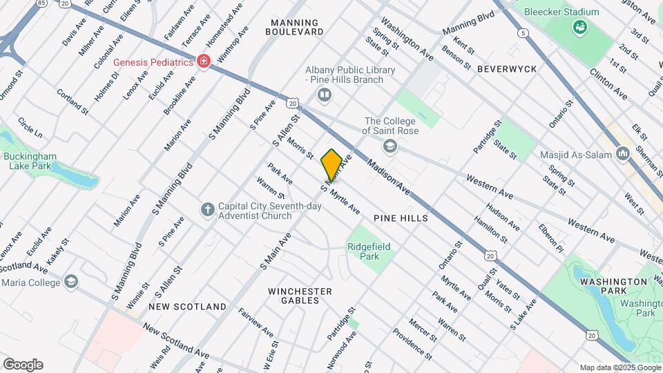 36 S Main Ave, Unit 3 Map and Location Details