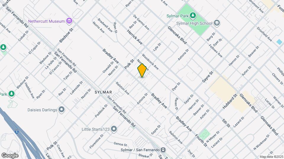 12680 Bradley Ave Map and Location Details