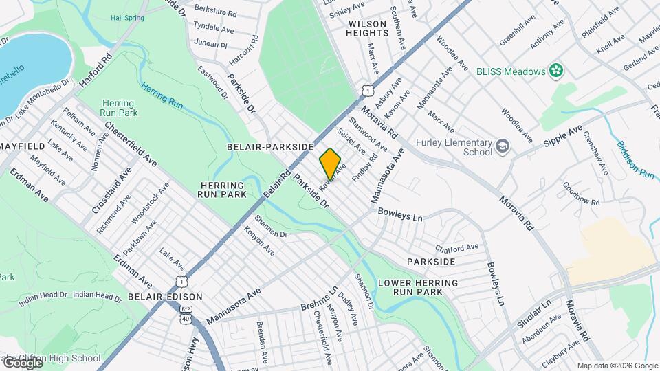 4304 Shamrock Ave Map and Location Details