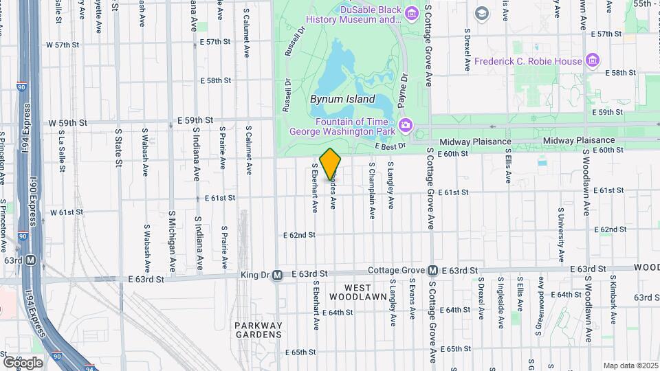 6044 S Rhodes Ave, Unit #2 Mapa y Detalles de la Ubicación
