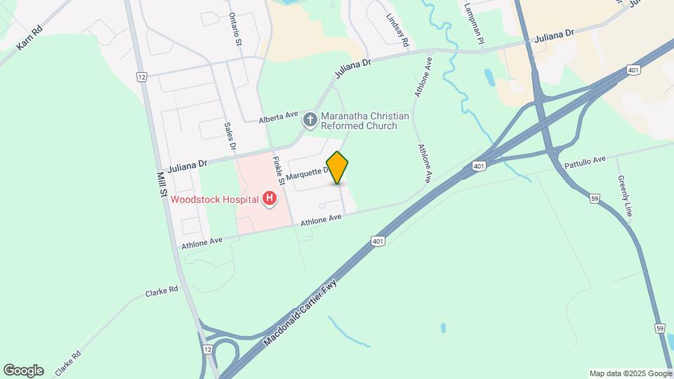 907 Frontenac Crescent Map and Location Details