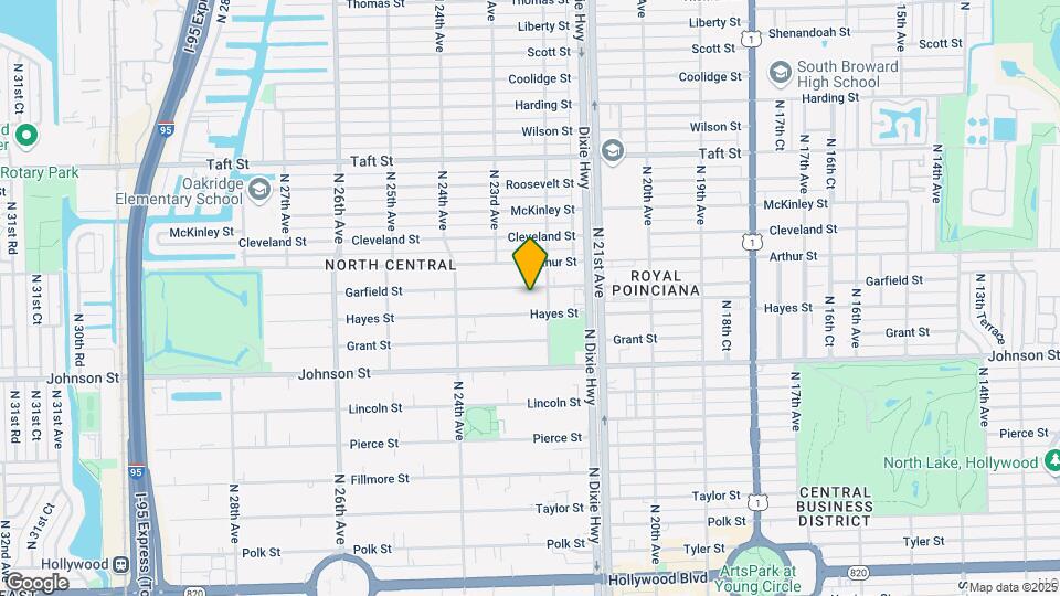 2210 Garfield St Mapa y Detalles de la Ubicación