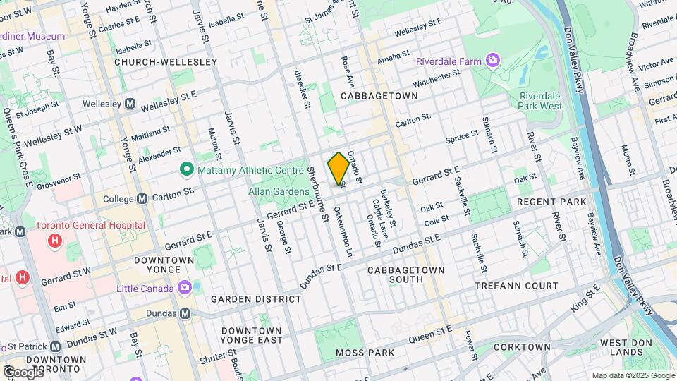 214 Gerrard St E Map and Location Details