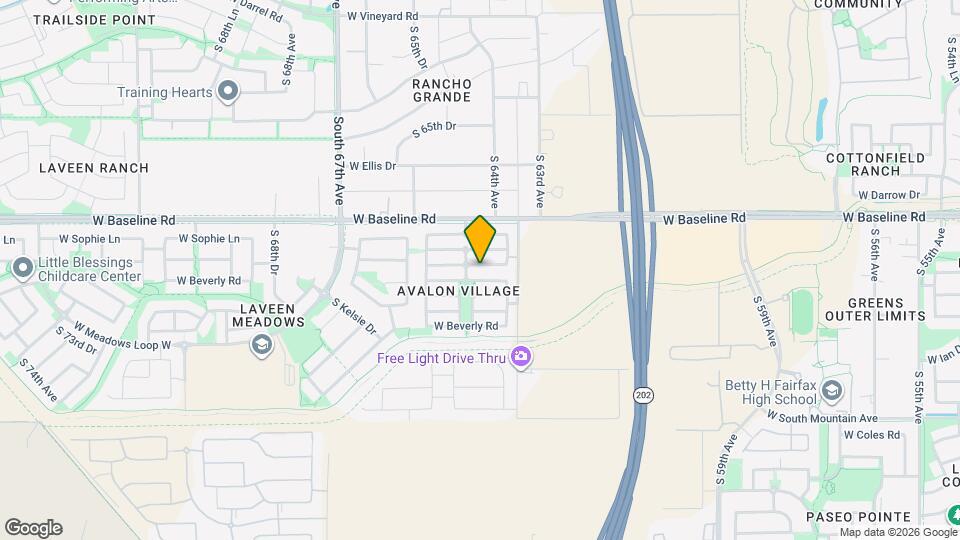 6343 W Branham Ln Mapa y Detalles de la Ubicación