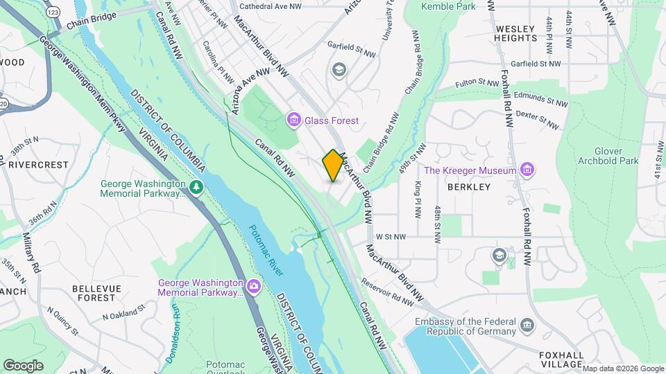 4913 Sherier Pl NW Map and Location Details