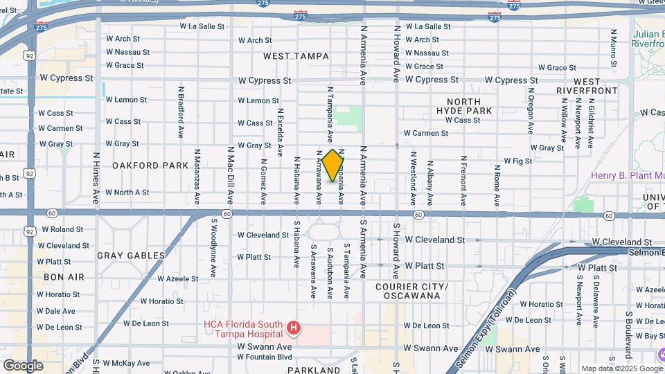 2505 W North A St Map and Location Details