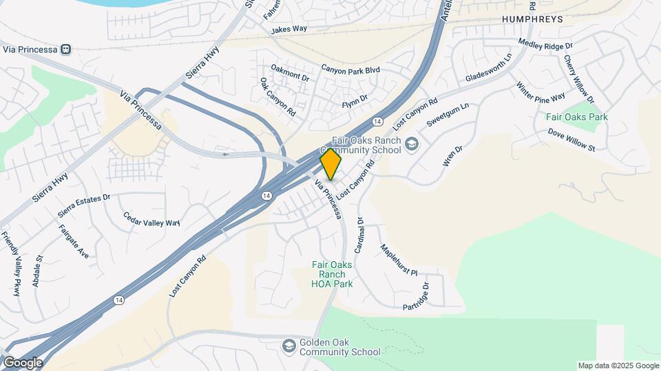 17977 Lost Canyon Rd Map and Location Details