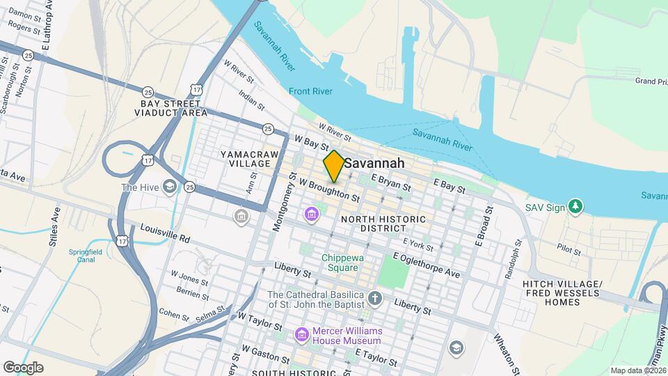 122 W Broughton St, Unit 202 Mapa y Detalles de la Ubicación