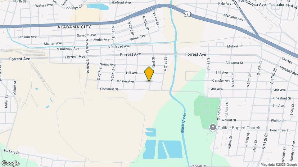 2200 Cansler Ave, Unit B Map and Location Details