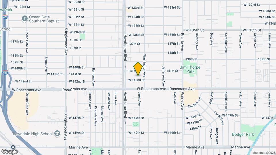 4343 W 142nd St Map and Location Details