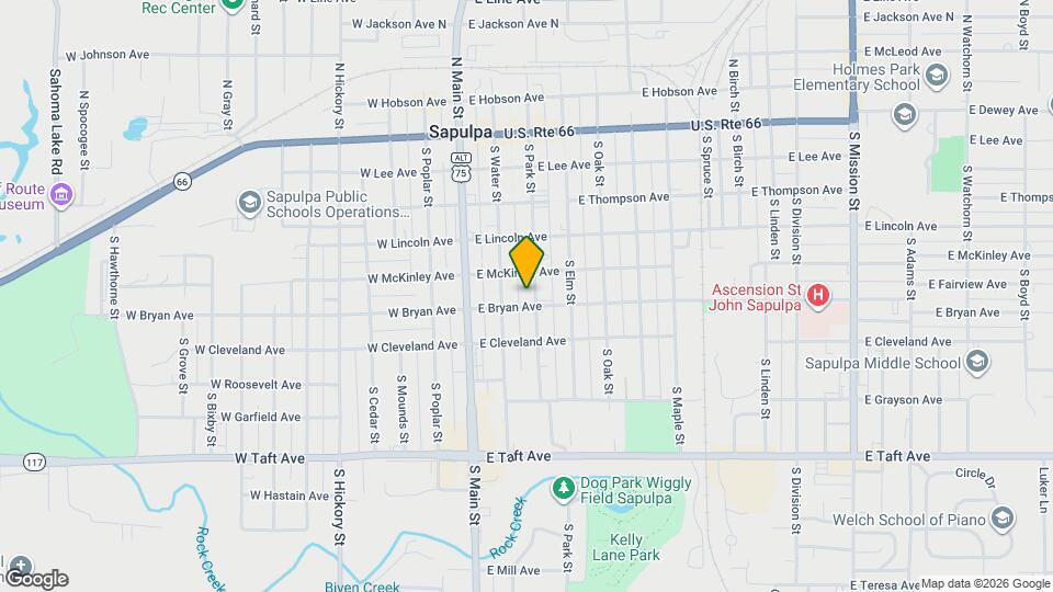 422 S Park St Map and Location Details