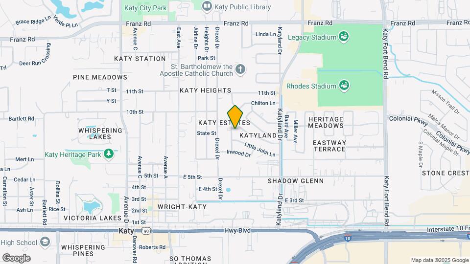 1502 Chilton Ln Map and Location Details