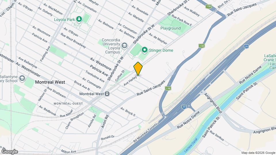 2090 West Broadway Rue Map and Location Details