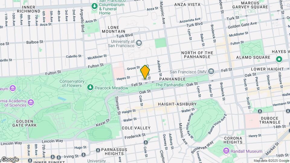 1932 Fell St Mapa y Detalles de la Ubicación