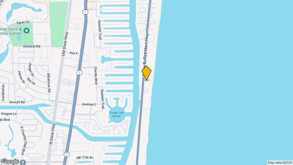 2565 S Ocean Blvd Map and Location Details