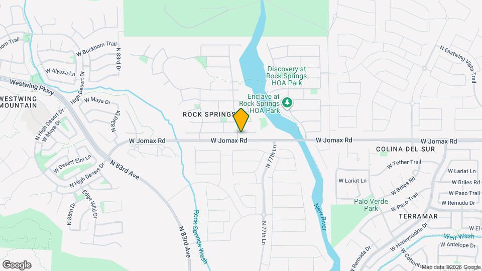 7855 W Rock Springs Dr Mapa y Detalles de la Ubicación