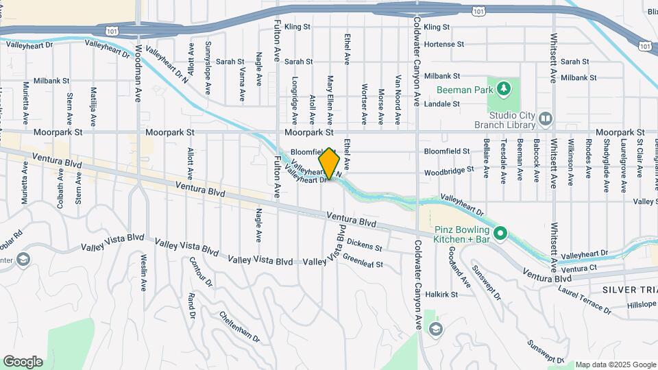 13128-13130 Valleyheart Dr Map and Location Details