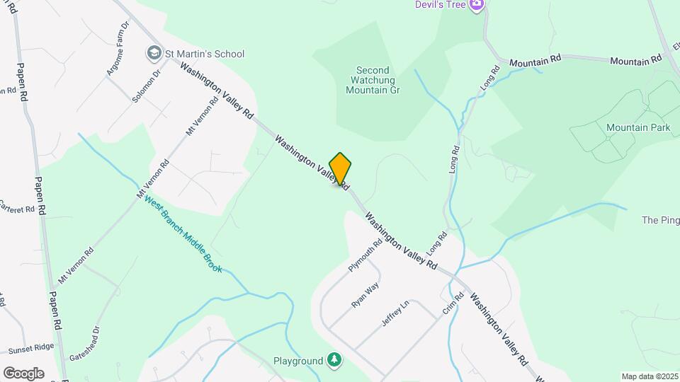 1496 Washington Valley Rd Map and Location Details