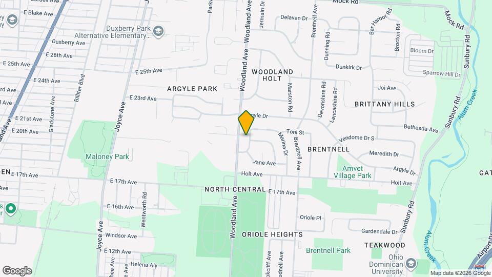 1689 Geraldine Ave Mapa y Detalles de la Ubicación