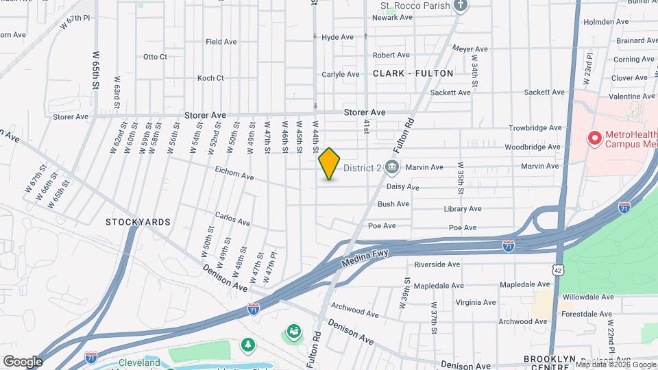 4310 Daisy Ave Map and Location Details