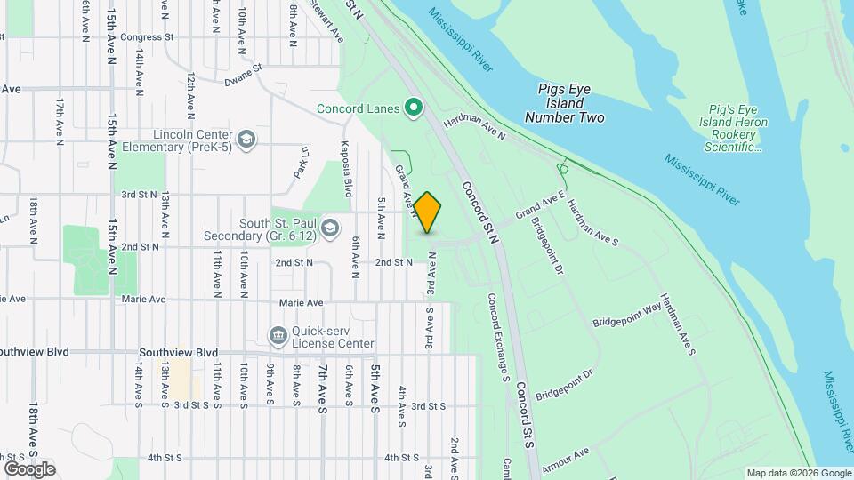 221 Grand Ave W Map and Location Details