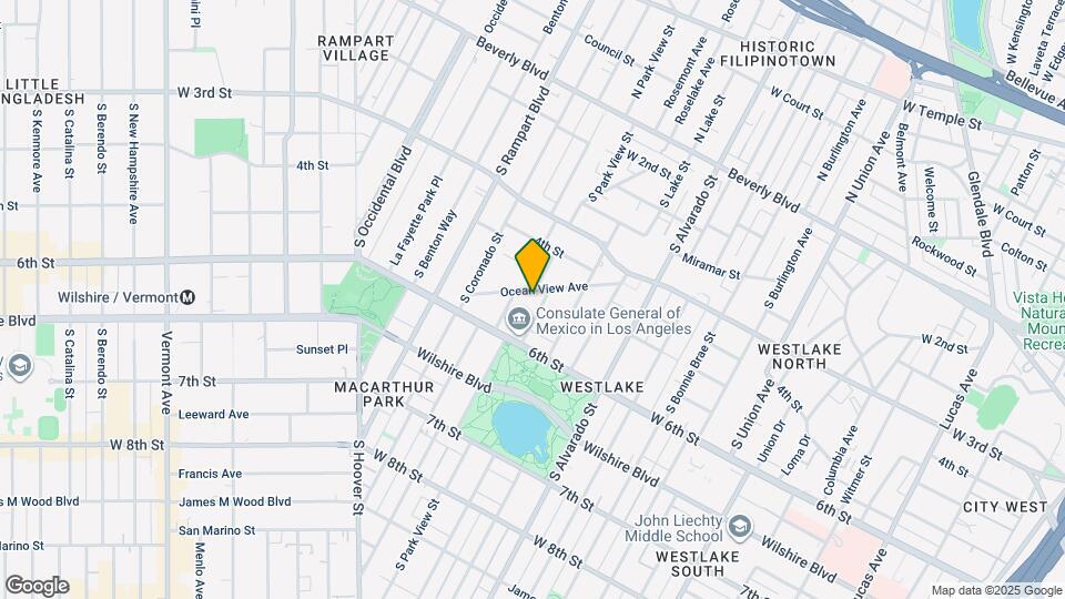 511 S Park View St Map and Location Details